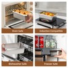 MAXCOOK 18/10 Stainless Steel Freezer Storage Containers With Lids, 47oz