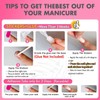 Red Press on Nails Short Oval Acrylic, Solid Color Medium