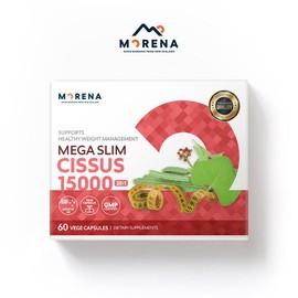Morena Mega Slim Cissus 15,000mg 20 1 Concentrated 60 Tablets / 모레나 메가 슬림 시서스 15000mg 20 1 농축 60정