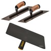 DEWALT Drywall Trowel & Hawk Set | 12/14" Curved 0.7MM