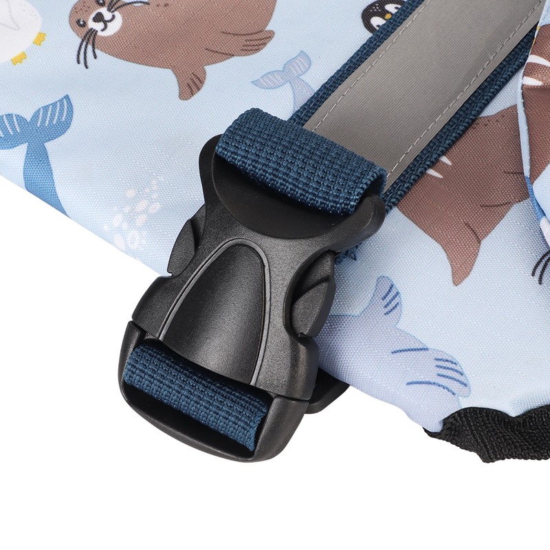 Dog Life Vest Reflective Adjustable Pet Floatation Life Jacket with