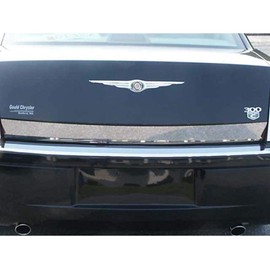 QAA Part RD45760 is a 1 Piece Stainless Steel Rear Deck Trim, Trunk Lid Accent, 3.62" Width That is Compatible with Chrysler 300 2005-2010