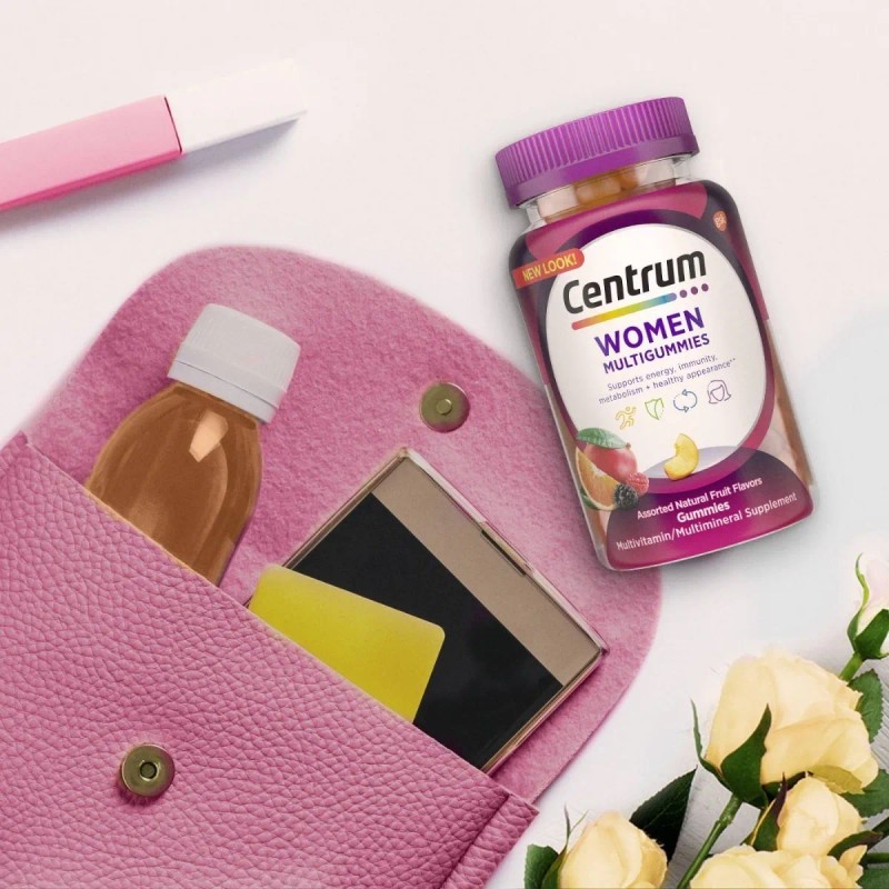 Multivitaminico Centrum Mujer Vitaminas 170 Gomitas Belleza