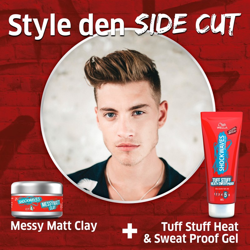 Wella Shockwaves Messy Matt Clay 75ml