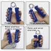 2 Pack Hand Grip Strengthener Set,Finger Gripper- Soft Foam Hand