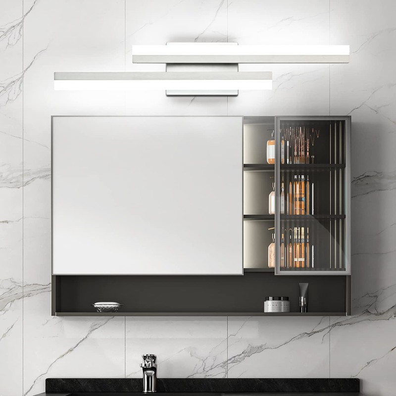 PRESDE 24in Dimmable Modern LED Vanity Light Fixtures for Bathroom