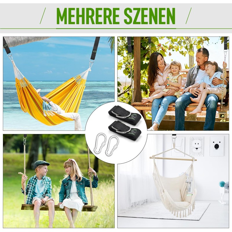 Grassman Swing Attachment, Hammock Swing Hanging, Portable Hanging Chair Attachment