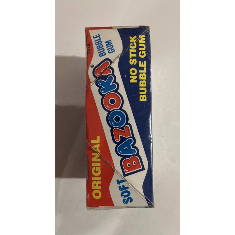 Bazooka Original 1987 Soft Bazooka Bubble Gum Vintage NOS Full