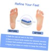 Baluue 6pcs Pumice Stone Foot Stone Foot Scrubber Remover for