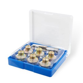 CCLIFE 13-Piece Oil Drain Plug Repair Kit M14 x 1.25 mm Thread Repair Kit for Oil Drain Plug