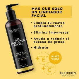 Gel Limpiador Facial Con Vitamina C  Vitamina E  Aloe Vera Todo Tipo De Piel                                                                          