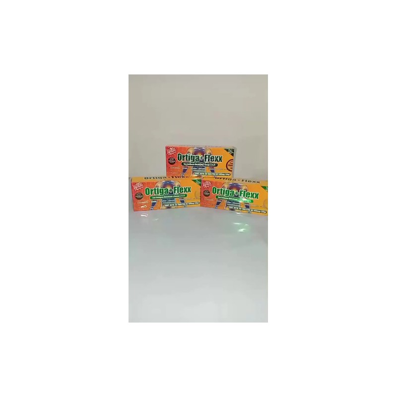 3 Cajas Ortigaflexx Con Colageno Hidrolizado Y Omega 3,6,9