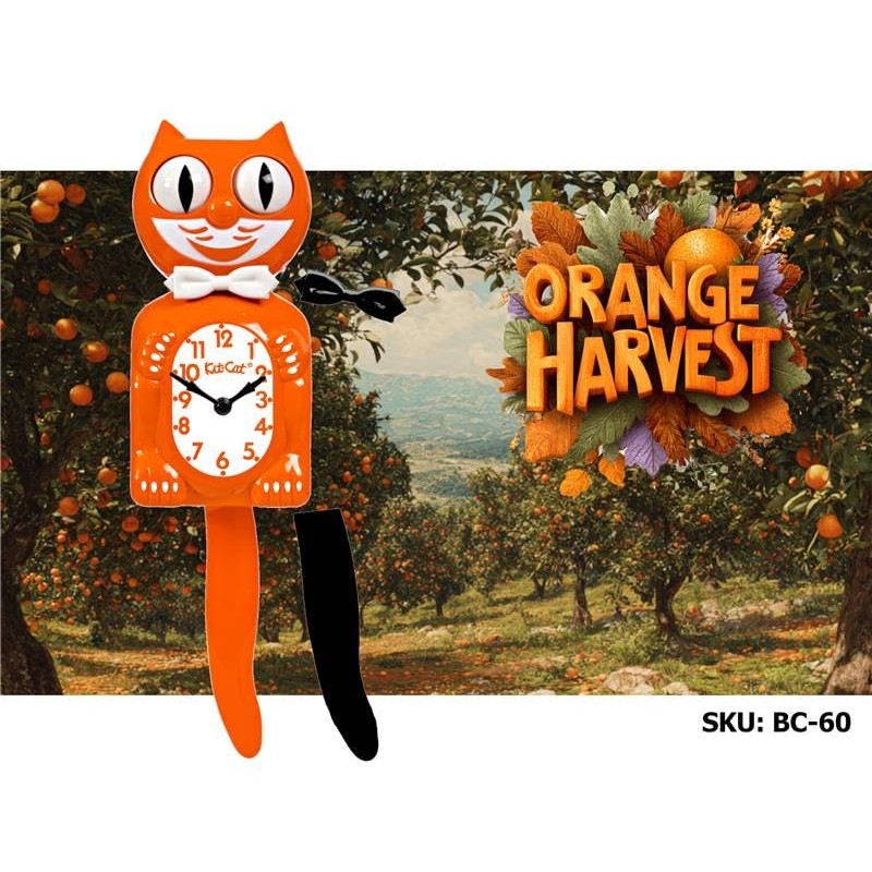 KIT CAT Klock Orange Harvest