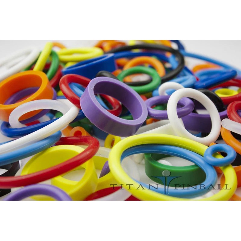 Titan Pinball Universal Pinball Machine Rubber Ring Kit - Titan