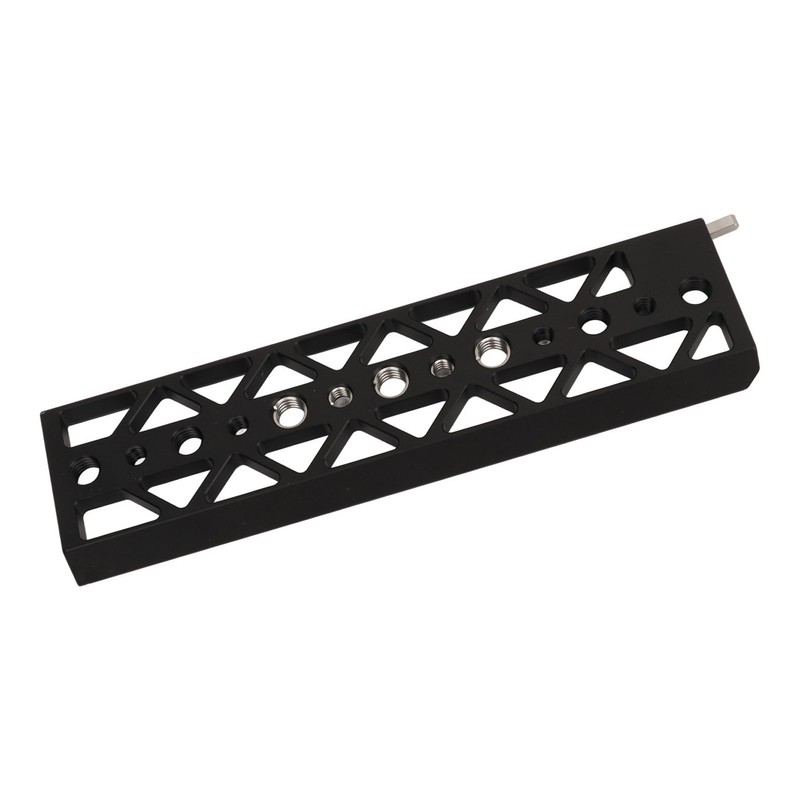 Dovetail Plate for Arca 8in 1/4 3/8 Threaded Holes Aluminum
