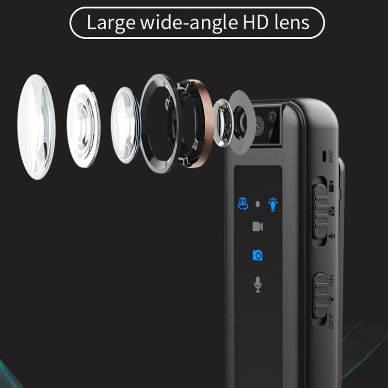 Portable Voice Recorder 1080P Night Vision Photo Video Recording Device