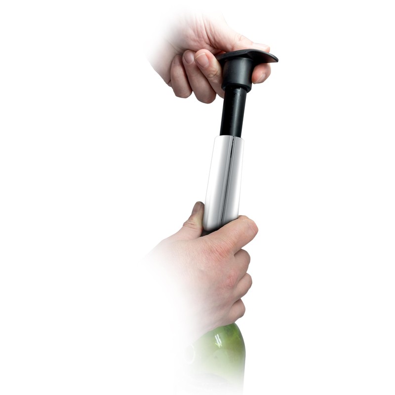 Manual Metal Vacuum Pump with Acoustic Indicator + 2 Stoppers