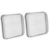 2Pcs RV Furnace Vent 4.5 X 4.5in Heavy Duty Stainless