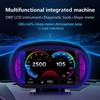 Car HUD Display OBD2 GPS Mode with Inclinometer Compass Speed