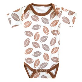 Copper Pearl Short Sleeve Bodysuit Baby: Ultra Soft Bodysuits for Newborns, Boys, Girls, and Infants - Stylish, Comfortable, Overlap Shoulders, Premium Knit Fabric - Blitz, 3-6 Months