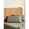 Linen House Nara 400TC Bamboo/Cotton Moss Standard Pillowcase