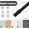 KUANVE 2 Pcs Window Security Bars, Adjustable Sliding Glass Door
