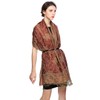 Women Pashmina Scarves Luxury Winter Scarf Paisley Shawl with Fringe