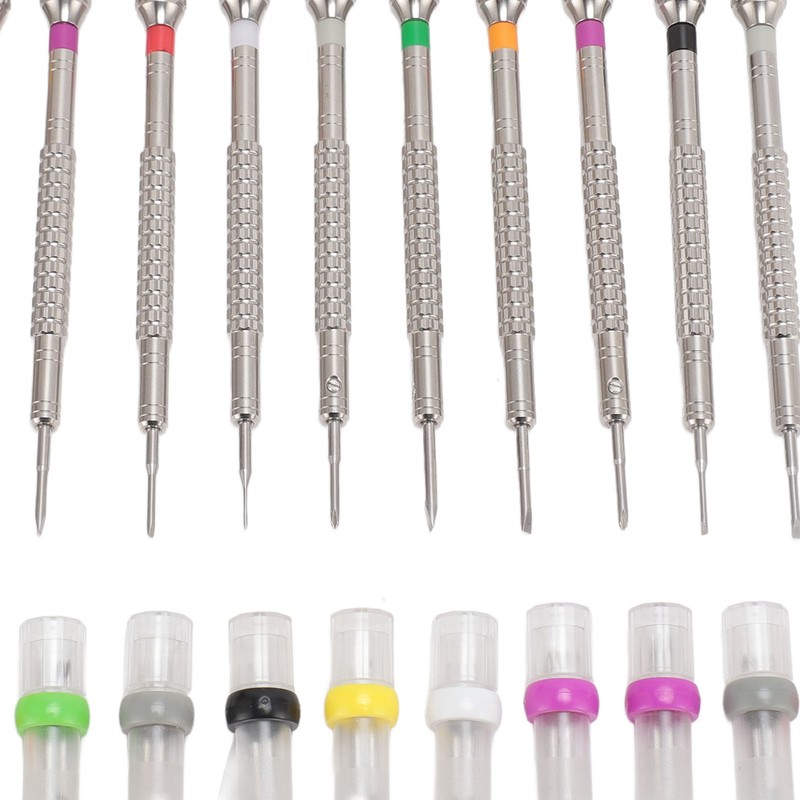 10pcs Screwdriver Kit for Watches Flat Blade Slotted Screwdriver with