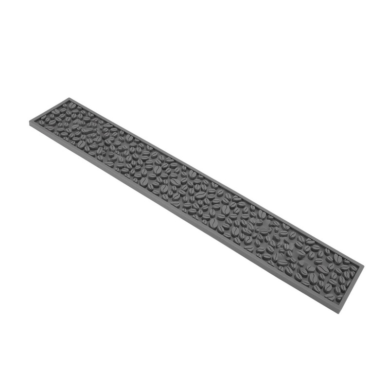 Coffee Bar Mat PVC Silicone Non Slip Rectangular Heat Resistant