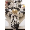 DII Vintage-Inspired Napkin Rings for Wedding, Parties Gold Pineapple