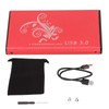 Hard Drive Enclosure 4TB 2.5in 5Gbps Transmission USB3.0 Aluminium Alloy