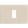 BTicino Fp Magic Plate 2 Seats, Resin, white, 503/1/R/F