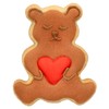 Birkmann 189881 Teddy Bear with Heart Cookie Cutter 6 cm