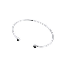 Elli Geo Minimal Women's Bracelet with Crystals in 925 Sterling Silver, Sterling Silver, Crystal