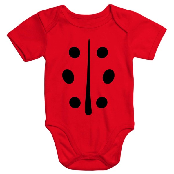MoonWorks® Baby Bodysuit Costume Baby Ladybird Fancy Dress Carnival, Ladybird