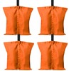 ABCCANOPY Canopy Weights 112 LBS Tent Sand Bags,4pcs-Pack (Orange)