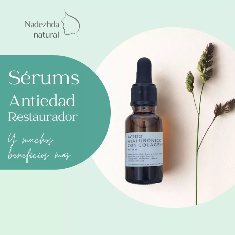Nadezhda Natural Sérum Ácido Hialurónico Con Colágeno Con Vitamina C