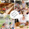 3 Pcs Serving Buffet Tongs, 9 inch Multifunctional Kitchen Tongs