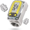 CGOLDENWALL 1” 3/4” Turbine Fuel Meter, Stainless Steel Water Meter