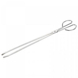 uxcell Scissors Tong, 60cm Stainless Steel Fireplace Firewood Picker Barbecue Charcoal Pick Up Tool