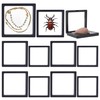 Framendino, 10 Pack Black 3D Floating Frame Display Case Challenge