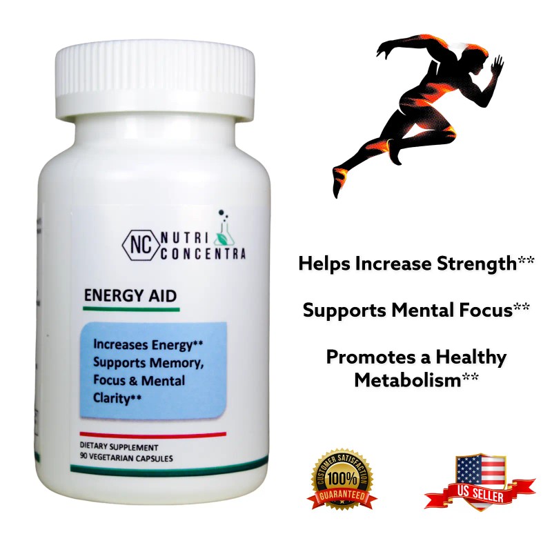 NutriConcentra D-Glucuronolactone, Spirulin, Vitamin B1, B6, B12, B9, Biomedical Formula.