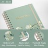 Häfft® International calendar 2025 A5 "Minty Leaves" with spiral binding
