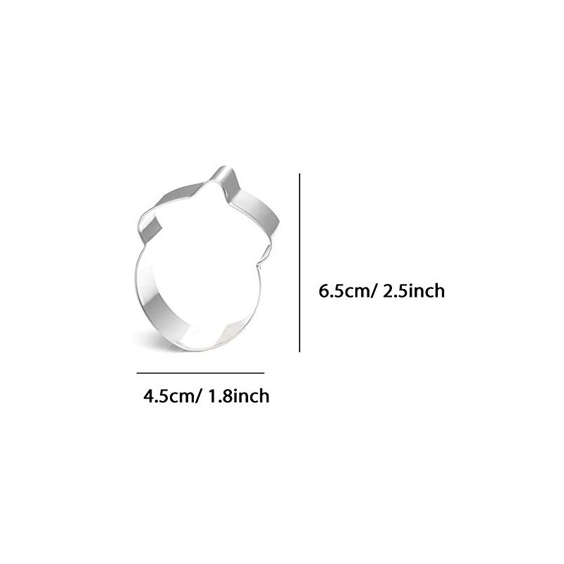 WJSYSHOP Strawberry Cookie Cutter Stainless Steel