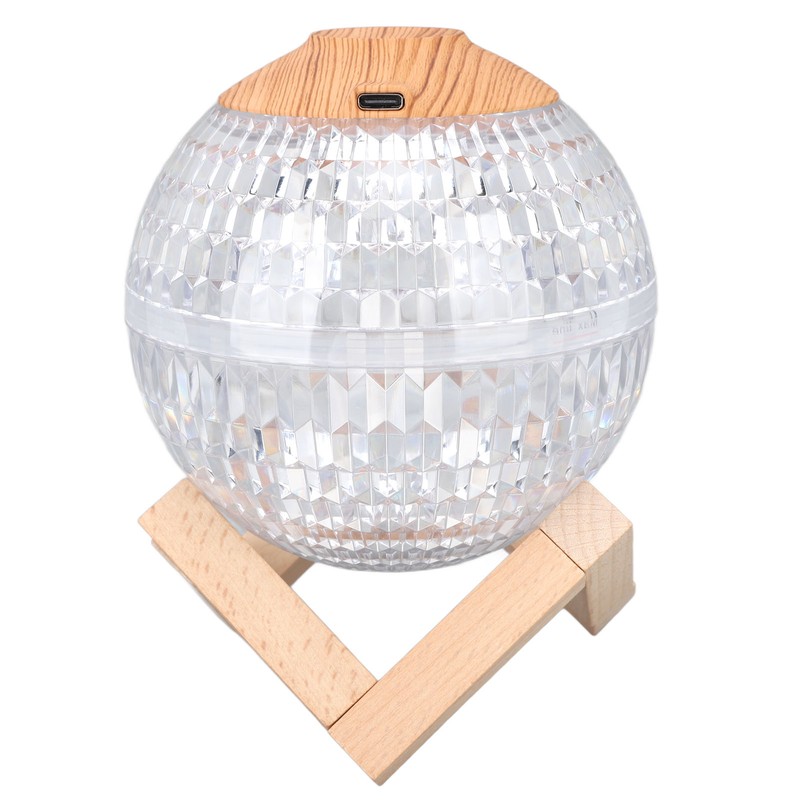 Mini Humidifier Night Light Crystal Ball 2.2w 350ml RGB USB