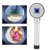 10X Magnifier Handheld Loupe with Scale LED Metal Handle Optical