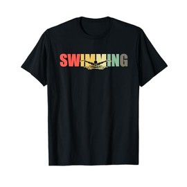 Retro Swimming swimmer - Vintage Swimmer Swimming T-Shirt