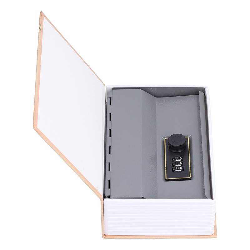 Tissting Book Safe with Combination Lock, 18 x 12 x