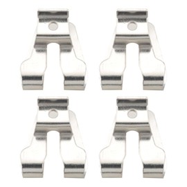 WELWIK 4PCS Replacement Belt Clip Hook Screwdriver Belt Clip Drill Bit Clip Hook Tool With Screw Parts Universal Power Tool Belt Buckle Stainless Steel Impact Belt Clip For Impact Drill Bit Tools