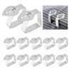U-Vathing 12Pack Leaf Shape Tablecloth Clips,Picnic Table Clips Stainless Steel